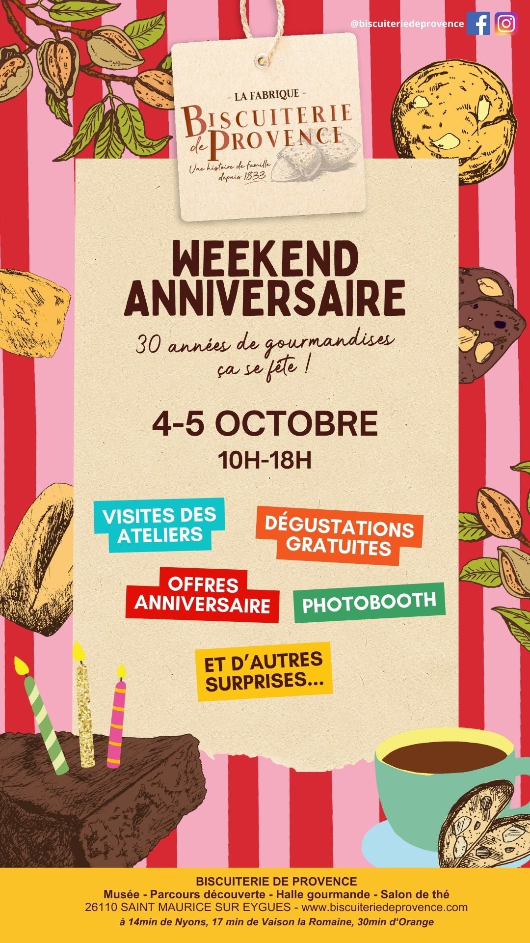La Biscuiterie de Provence fête ses 30 ans !