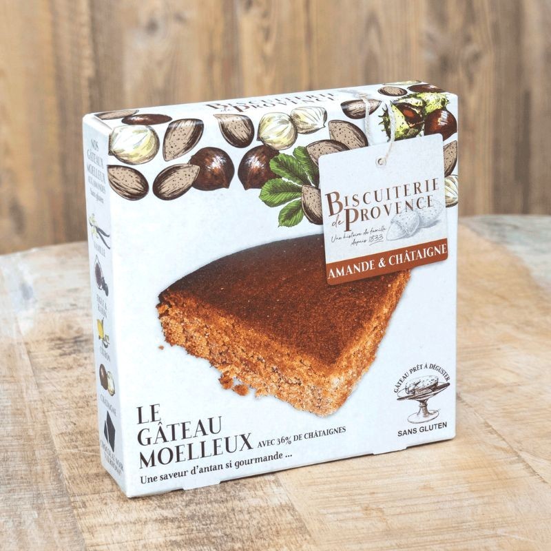 Gâteau amande et châtaigne - L'alliance parfaite de l'amande et des châtaignes d'Ardèche