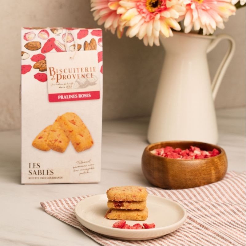 sablés aux pralines roses, recettes traditionnelle