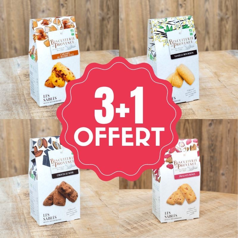 Lot Sablés 3+1 offert