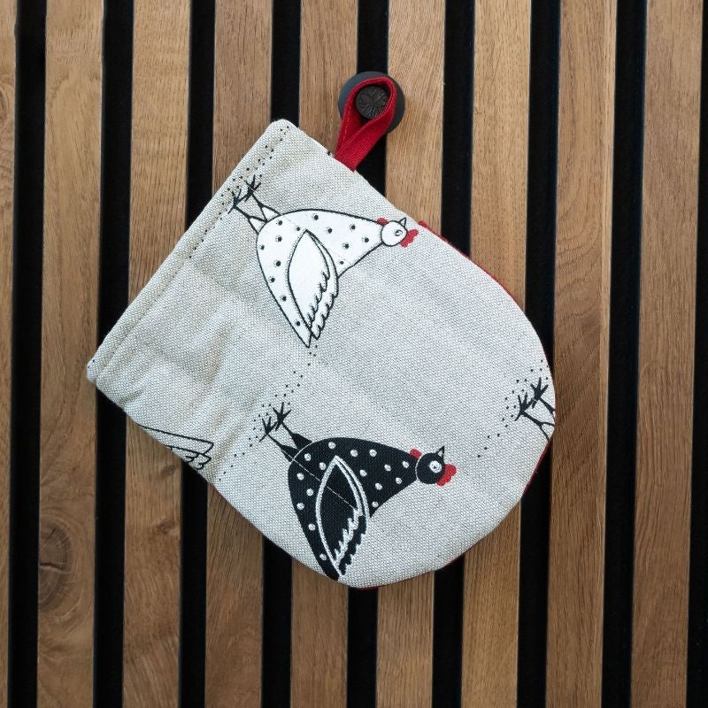 Gant pince en Lin & Coton
