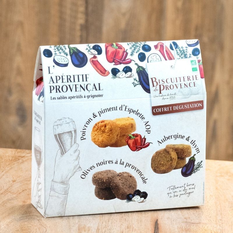 Pack Apéritif Sablés salés - Biscuiterie de Provence