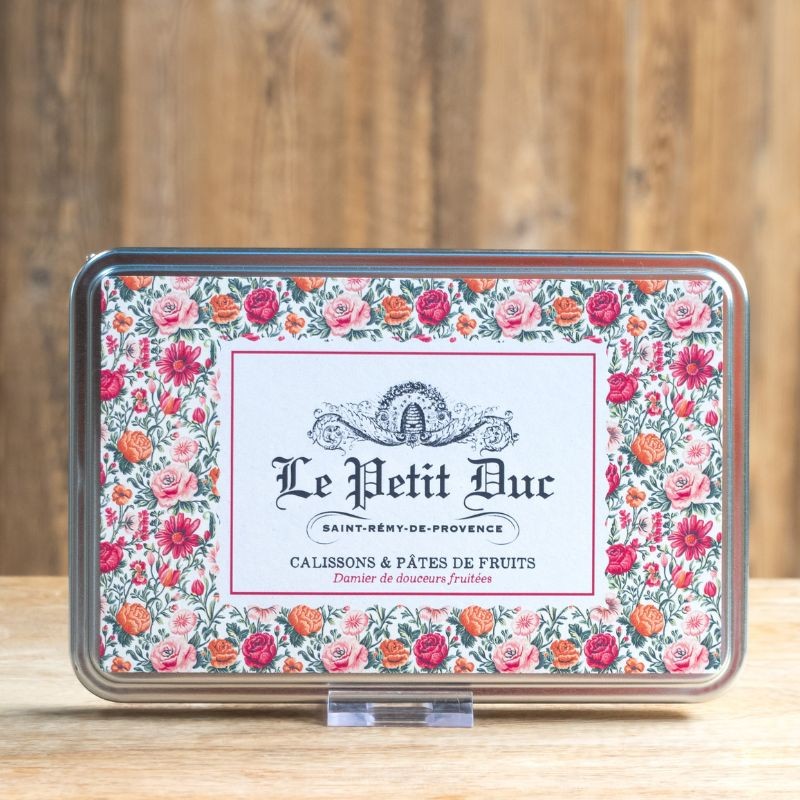 Calissons Damier - boîtes élégantes garnies de Calissons et de Pâtes de Fruits