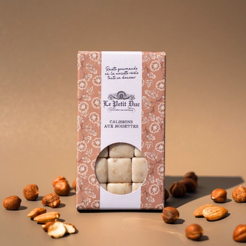 Tablette de calissons à la noisette - Confiserie artisanale Le Petit Duc
