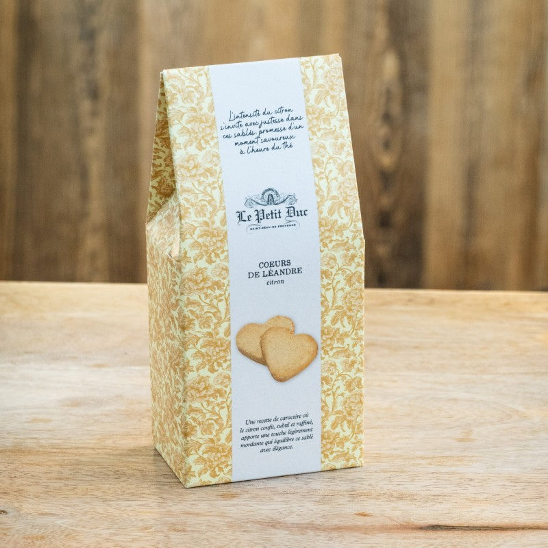 Coeurs de Léandre - biscuits au citron