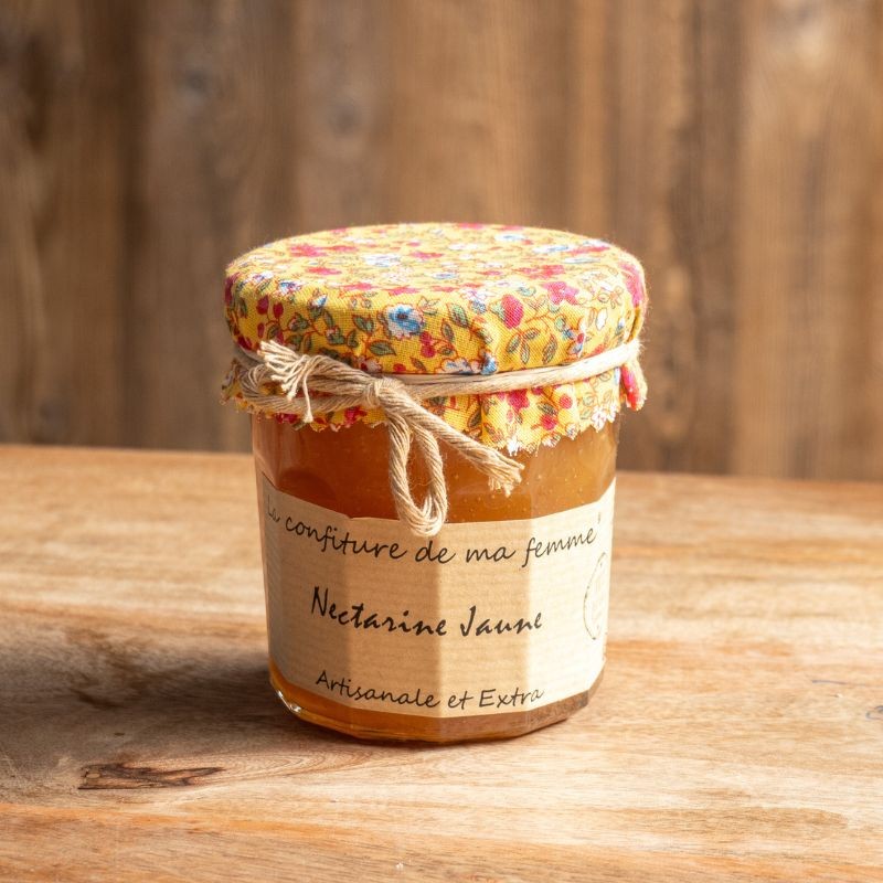 Confiture nectarine jaune
