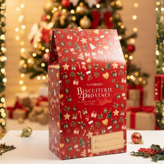 Boîte cadeau décor Noël (vide)