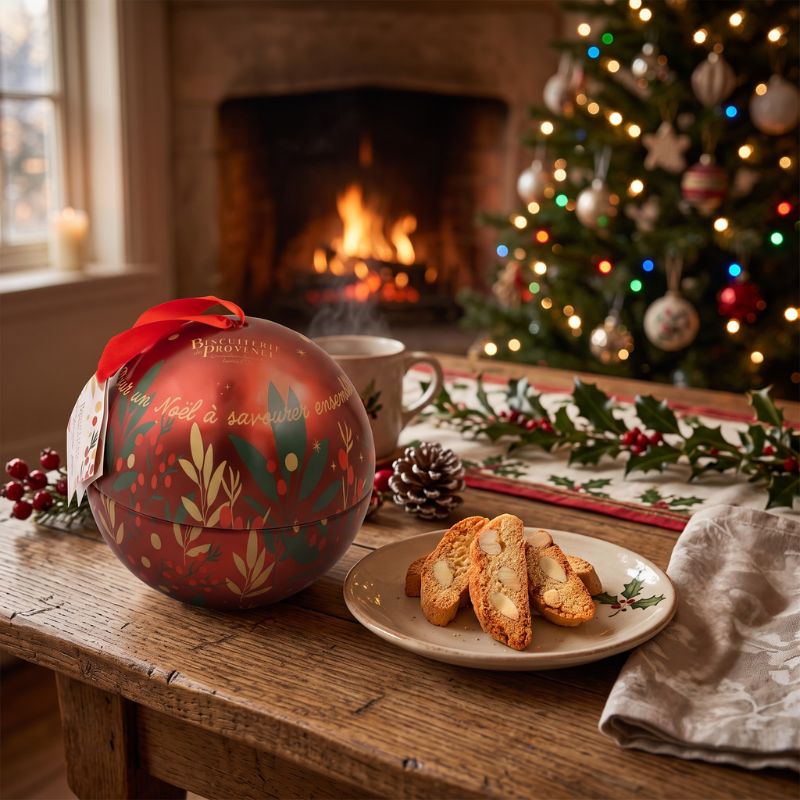 Boules de Noël en métal garnies de Craquantes BIO