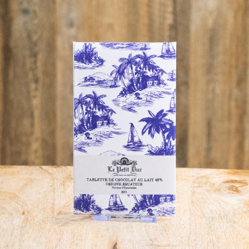 Tablette Chocolat au Lait 48% Equateur Esmeralda
